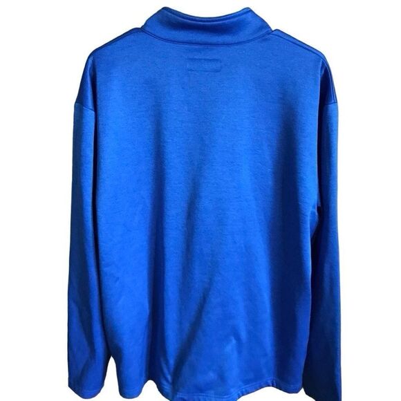 Callaway Golf blue Mens long sleeve 1/4 zip fleece lined shirt SZ XL - Picture 2 of 4